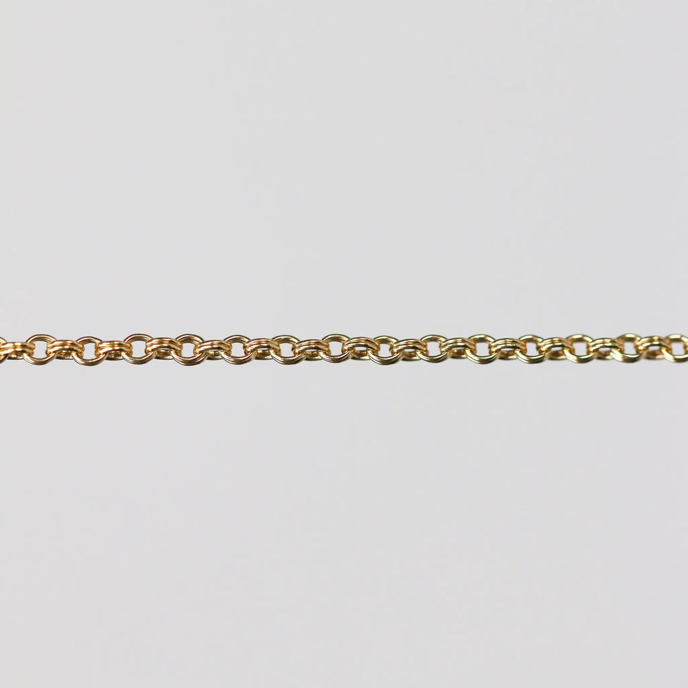 Olivia Permanent Jewelry Chain, Double Cable Design, Double Links, Available in Gold Filled and Silver by Sunstone Welders