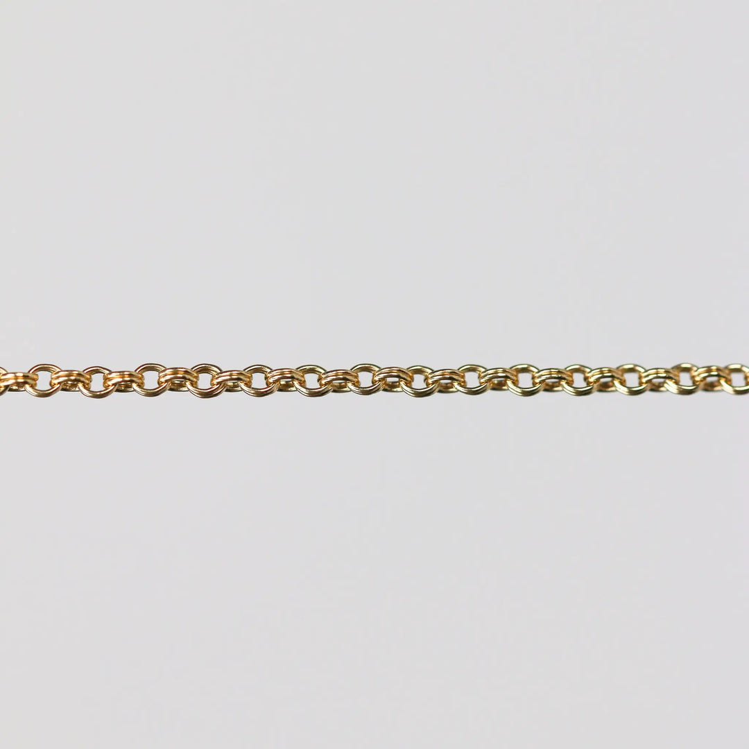Olivia Permanent Jewelry Chain, Double Cable Design, Double Links, Available in Gold Filled and Silver by Sunstone Welders