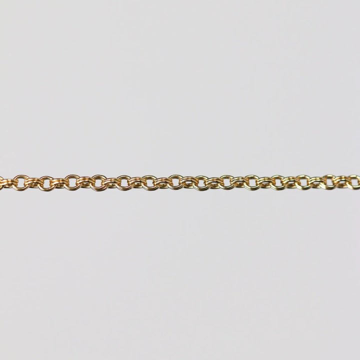 Olivia Permanent Jewelry Chain, Double Cable Design, Double Links, Available in Gold Filled and Silver by Sunstone Welders