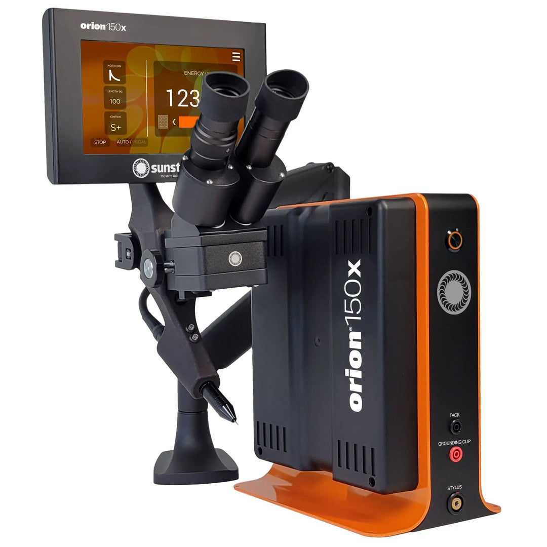 Orion® 150x Pulse Arc Welder: Next Generation Welding Technology for Every Workshop and Studio by Sunstone Welders