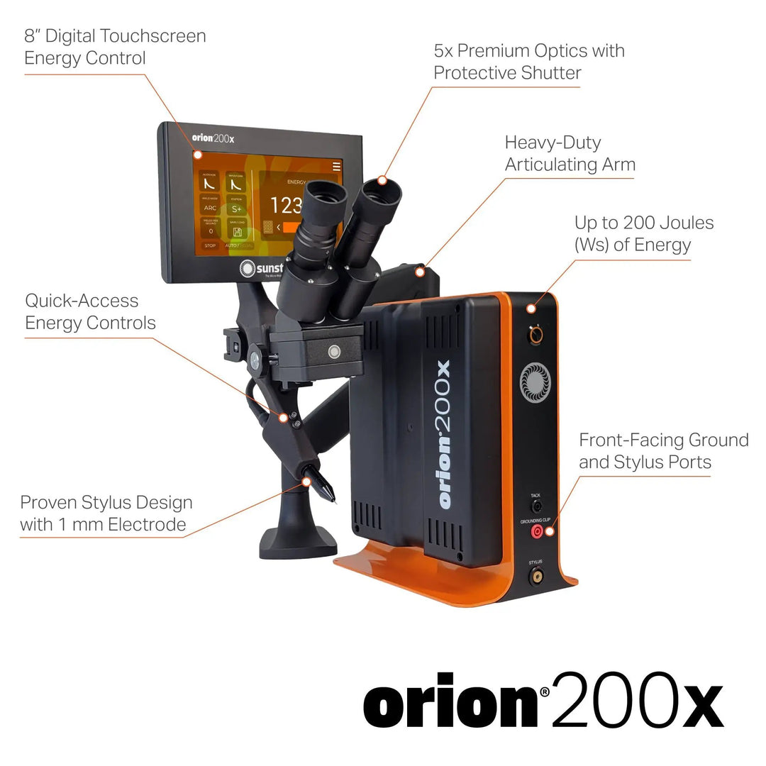 Orion® 200x Pulse Arc Welder: Next Generation Welding Technology for the Workshop that Want It All by Sunstone Welders