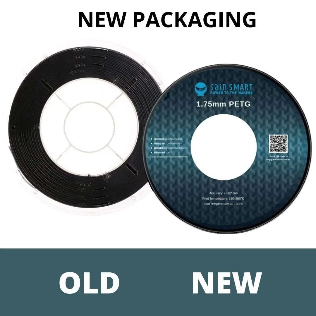 All Colors, PETG Filament 1.75mm 1kg/2.2lb, SainSmart PRO-3 Series by SainSmart.com