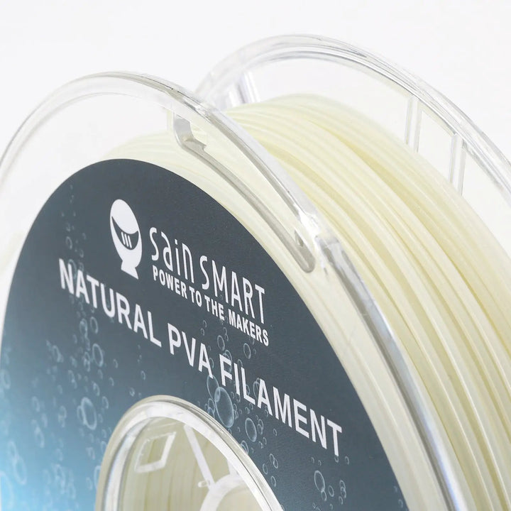 Natural PVA Dissolvable Filament, Water Soluble Support 1.75mm, 0.5kg/1.1lbs, Accuracy +/- 0.05mm by SainSmart.com