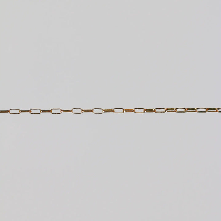Sarah Permanent Jewelry Chain, Rolo Design, Long Links, Available in Gold Options and Silver by Sunstone Welders