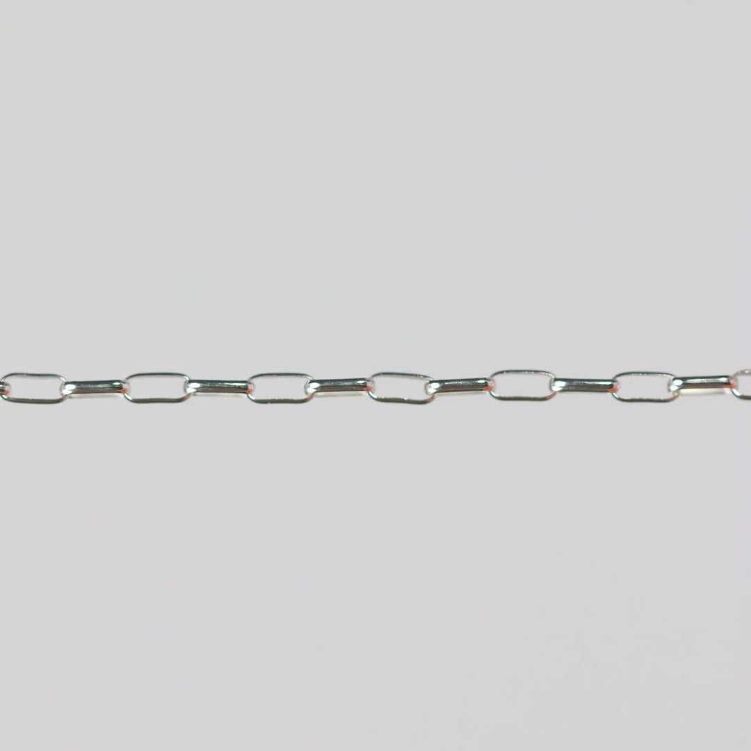 Sarah Permanent Jewelry Chain, Rolo Design, Long Links, Available in Gold Options and Silver by Sunstone Welders