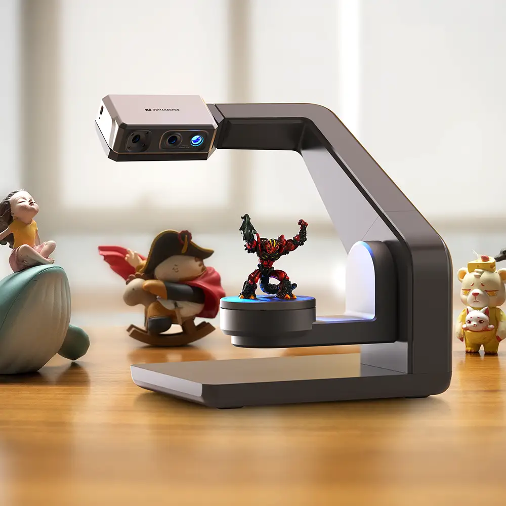 3DMakerpro Seal Lite 3D scanner side view showing compact portable body design