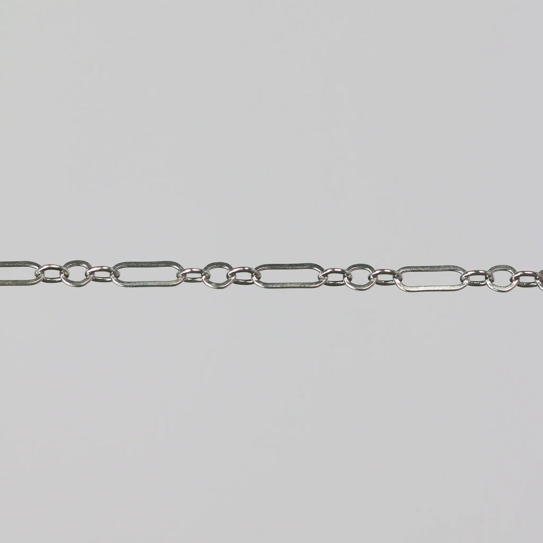Marlee Permanent Jewelry Chain, Cable Paperclip Design, Long and Short Links, Available in Gold Options and Silver by Sunstone Welders