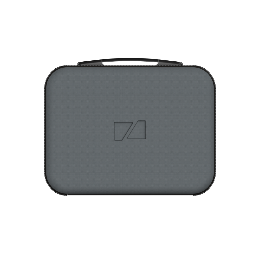 3DMakerpro hard-shell carrying case for Toucan 3D scanner with embossed logo and zippered closure