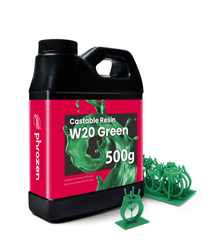 Phrozen Jewelry Castable W20 Resin Green by Phrozen