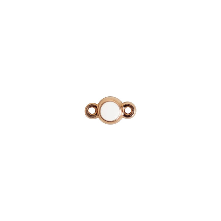 Color Dot Design Auburn Connectors | 4 Pack | 14K Gold Filled Yellow by Sunstone Welders