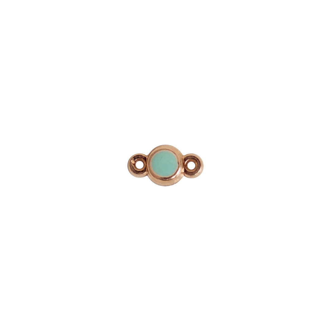 Color Dot Design Auburn Connectors | 4 Pack | 14K Gold Filled Yellow by Sunstone Welders
