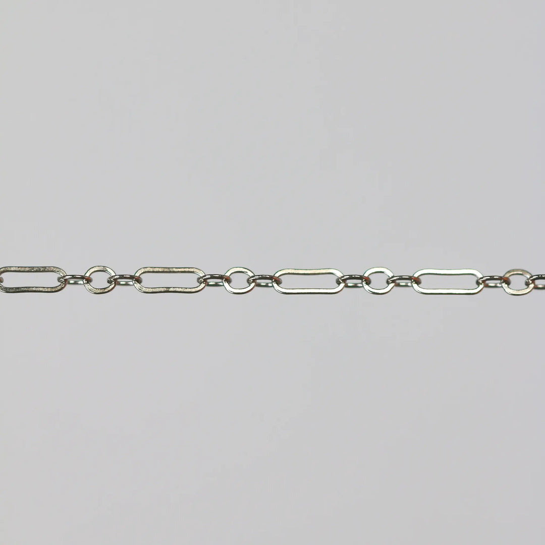 Marlee Permanent Jewelry Chain, Cable Paperclip Design, Long and Short Links, Available in Gold Options and Silver by Sunstone Welders