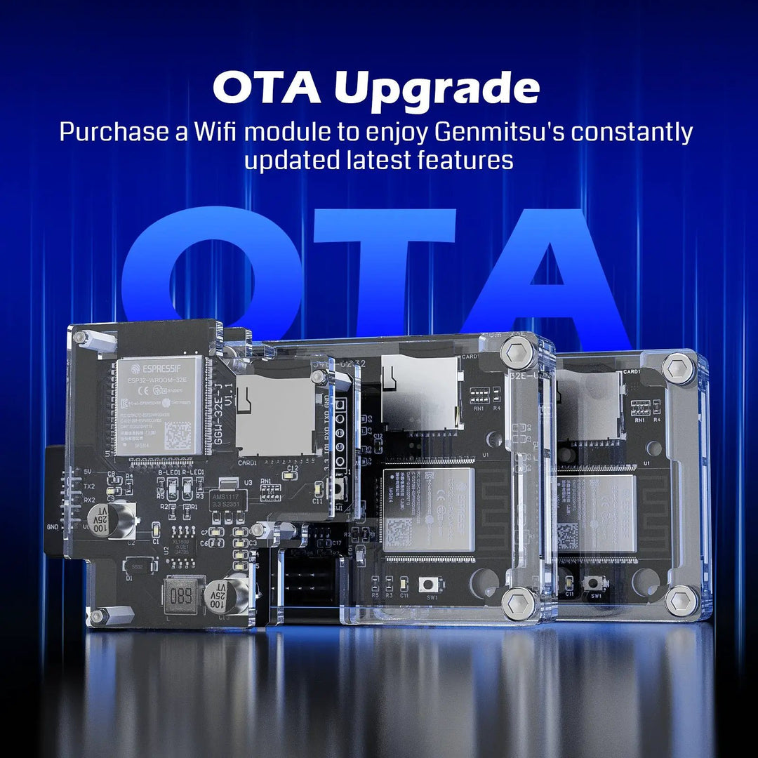 Genmitsu Wireless Wi-Fi Module & Offline Controller Kit for CNC Routers, App Control with 3D Toolpath Preview by SainSmart.com