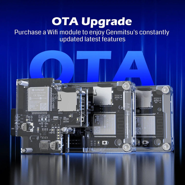 Genmitsu Wireless Wi-Fi Module & Offline Controller Kit for CNC Routers, App Control with 3D Toolpath Preview by SainSmart.com