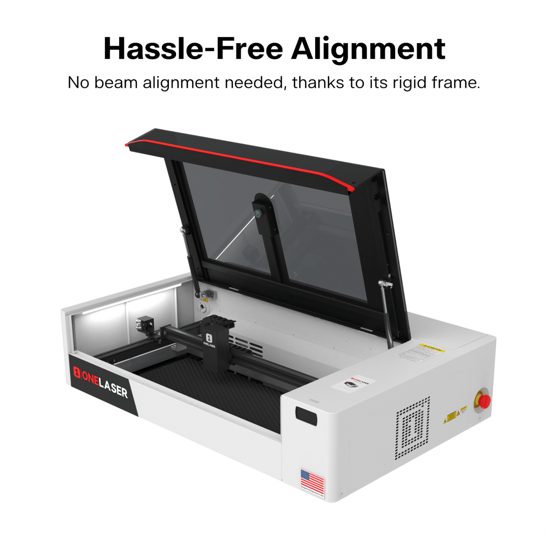 OneLaser XRF™ Performance Desktop Laser Engraver (38W RF) by OneLaser