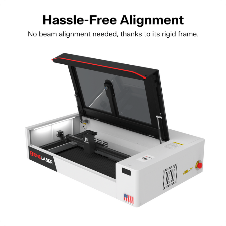 OneLaser XRF™ Performance Desktop Laser Engraver (38W RF) by OneLaser