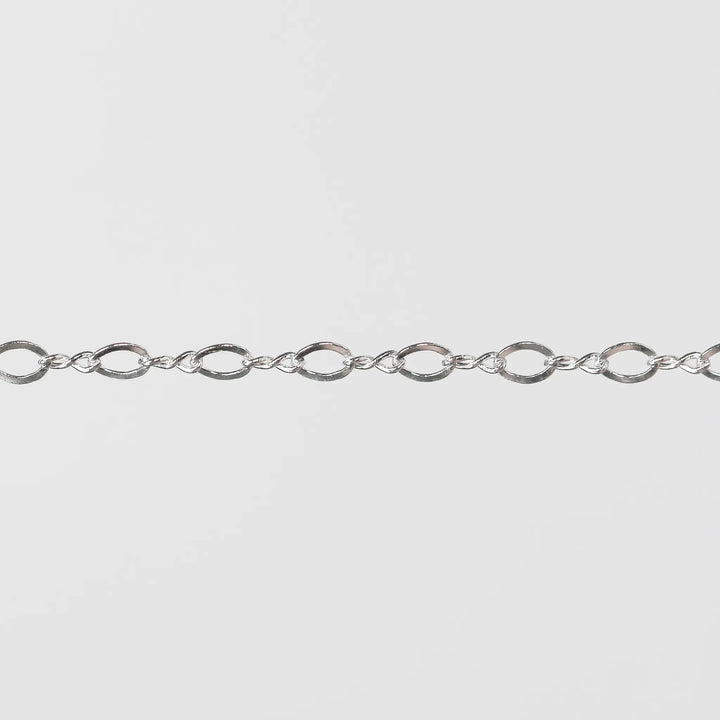 Grace Permanent Jewelry Chain, Figure 8 Design, Figure 8 Links, Available in Gold Options and Silver by Sunstone Welders