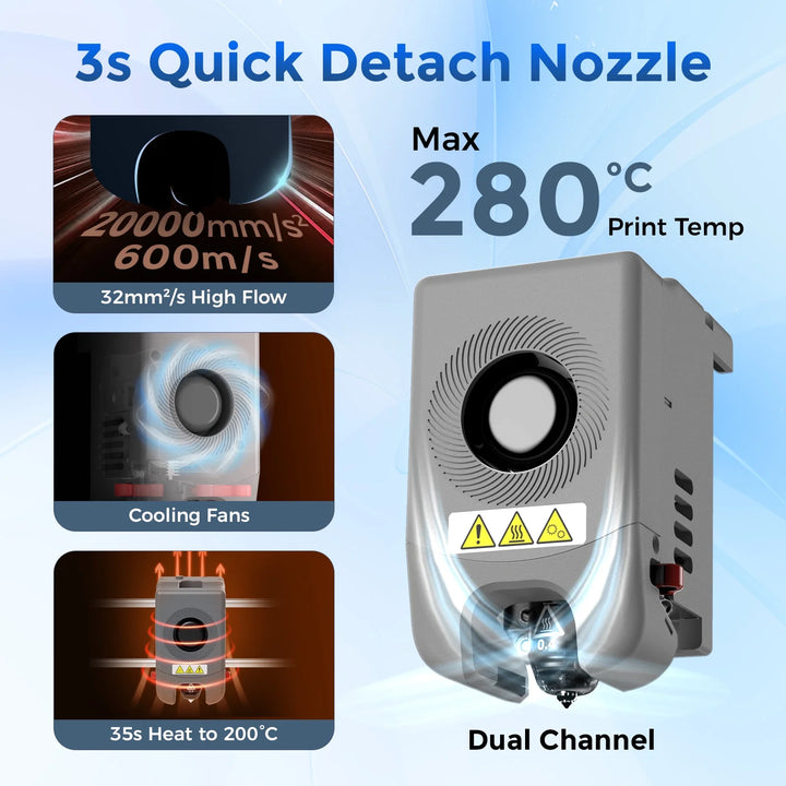 Flashforge 3D Printer Adventurer 5M, 3D Printers for Beginners Home DIY, High Speed Print Size 8.7 X 8.7 X 8.7In, Black