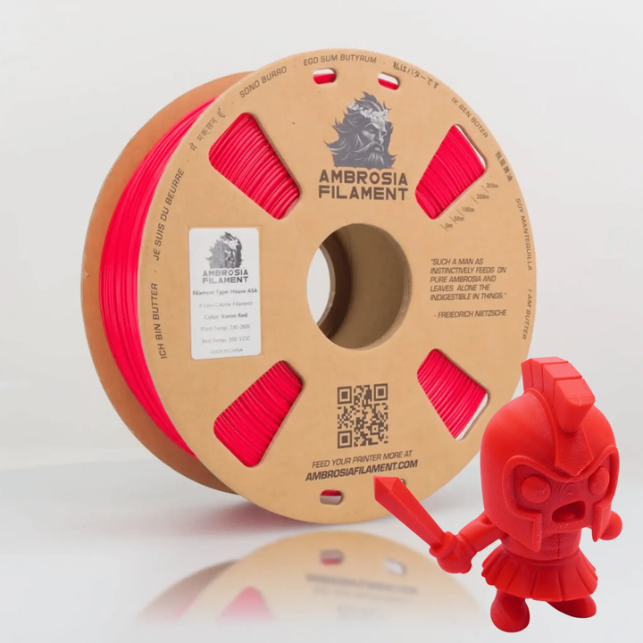 AMBROSIA ASA Filament of the Gods - 1KG Bambu AMS Friendly Cardboard Spools Premium 3D Printing Filament House ASA by West3D 3D Printing Supplies