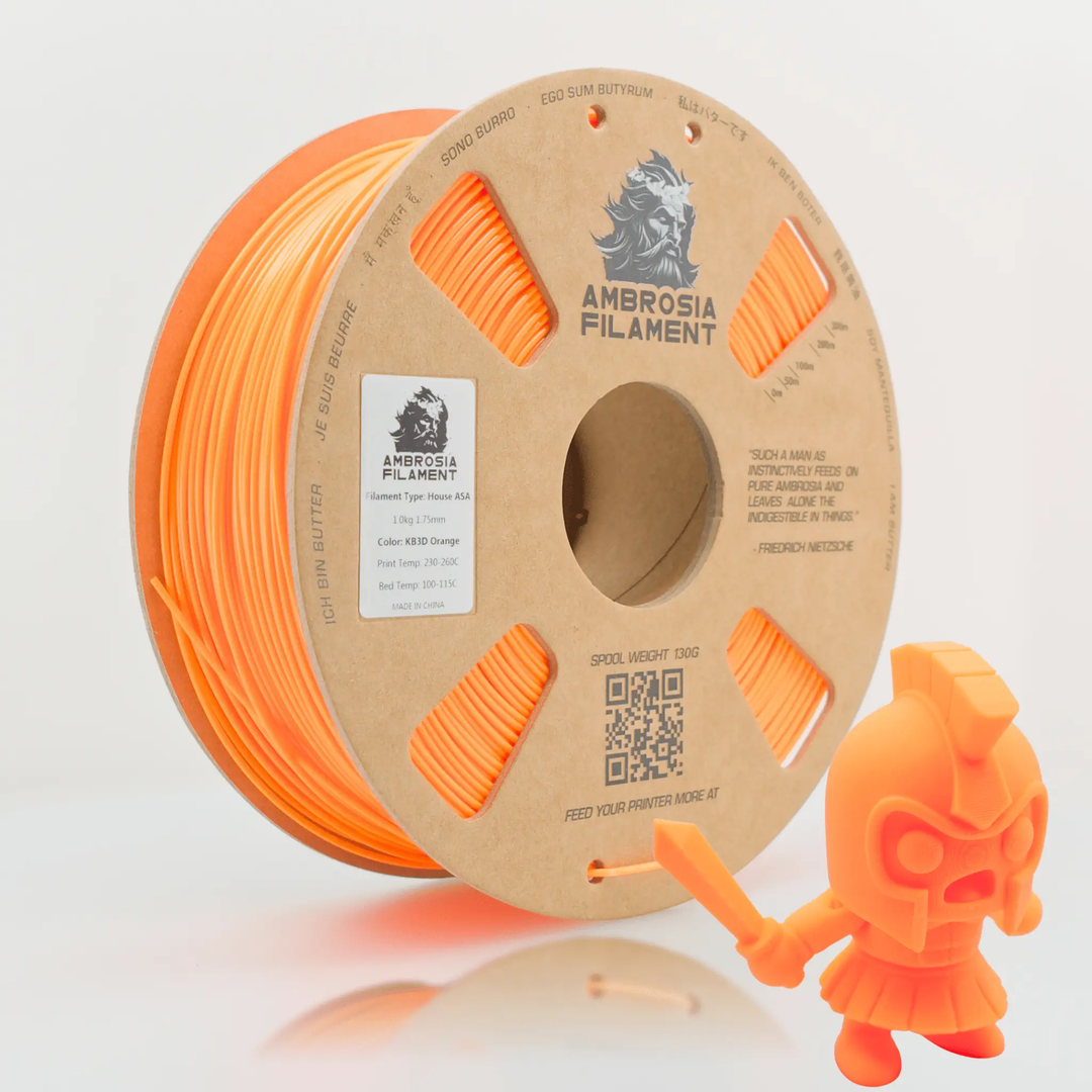 AMBROSIA ASA Filament of the Gods - 1KG Bambu AMS Friendly Cardboard Spools Premium 3D Printing Filament House ASA by West3D 3D Printing Supplies