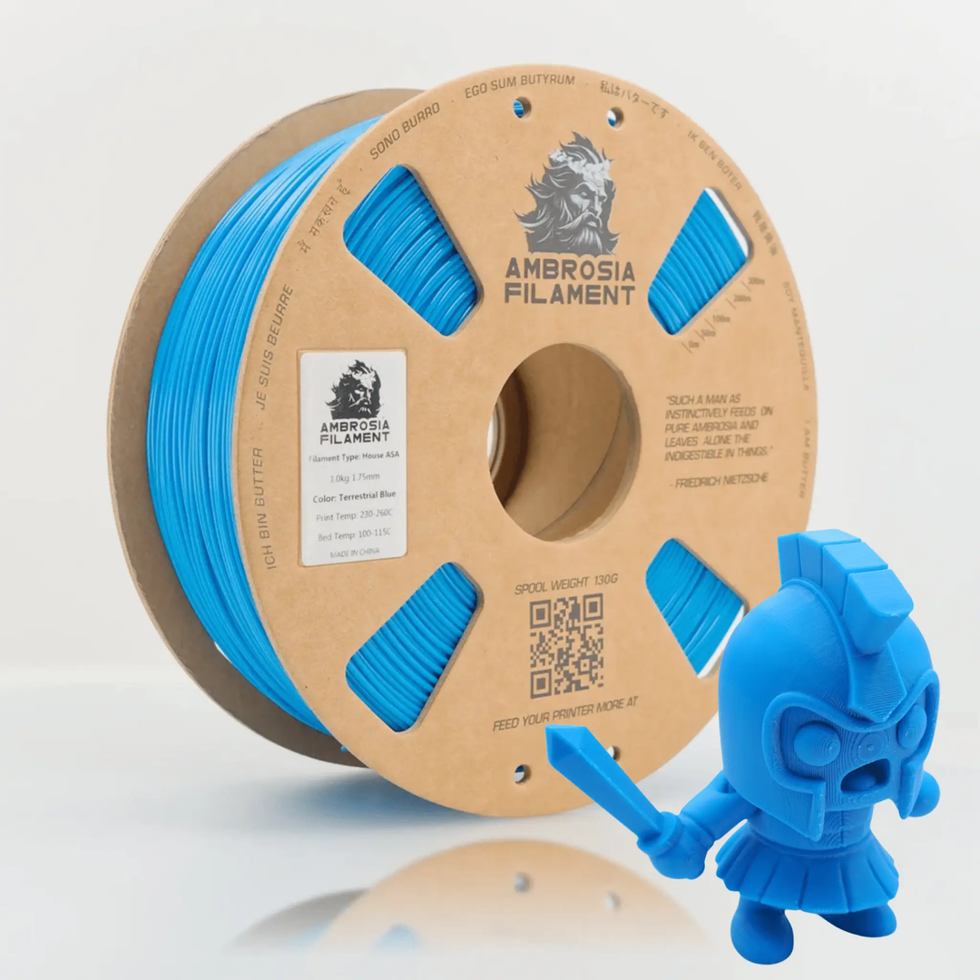 AMBROSIA ASA Filament of the Gods - 1KG Bambu AMS Friendly Cardboard Spools Premium 3D Printing Filament House ASA by West3D 3D Printing Supplies