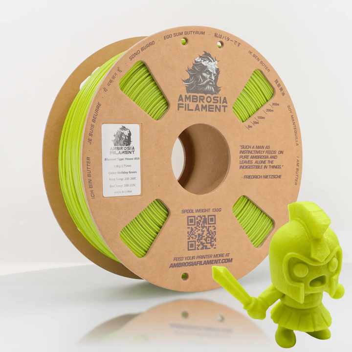 AMBROSIA ASA Galactic Filament of the Gods (Glitter / Sparkle) - 1KG Bambu AMS Friendly Cardboard Spools Premium 3D Printing Filament by West3D 3D Printing Supplies