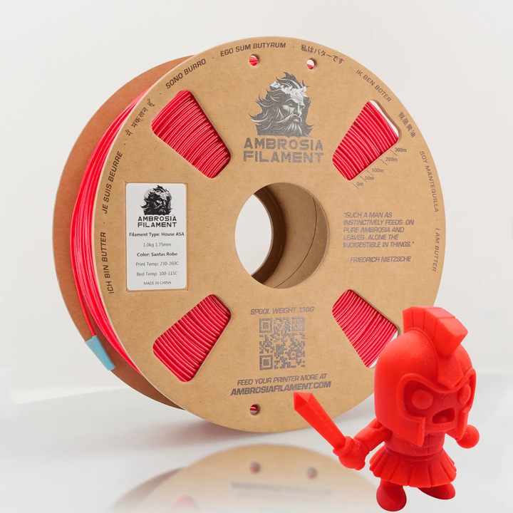 AMBROSIA ASA Galactic Filament of the Gods (Glitter / Sparkle) - 1KG Bambu AMS Friendly Cardboard Spools Premium 3D Printing Filament by West3D 3D Printing Supplies