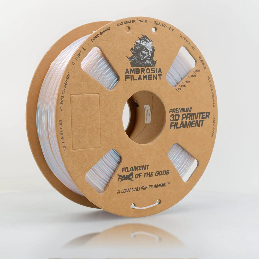 AMBROSIA Dolos Color Shifting ASA Filament of the Gods - 1KG Bambu AMS Friendly Cardboard Spools Premium 3D Printing Filament by West3D 3D Printing Supplies