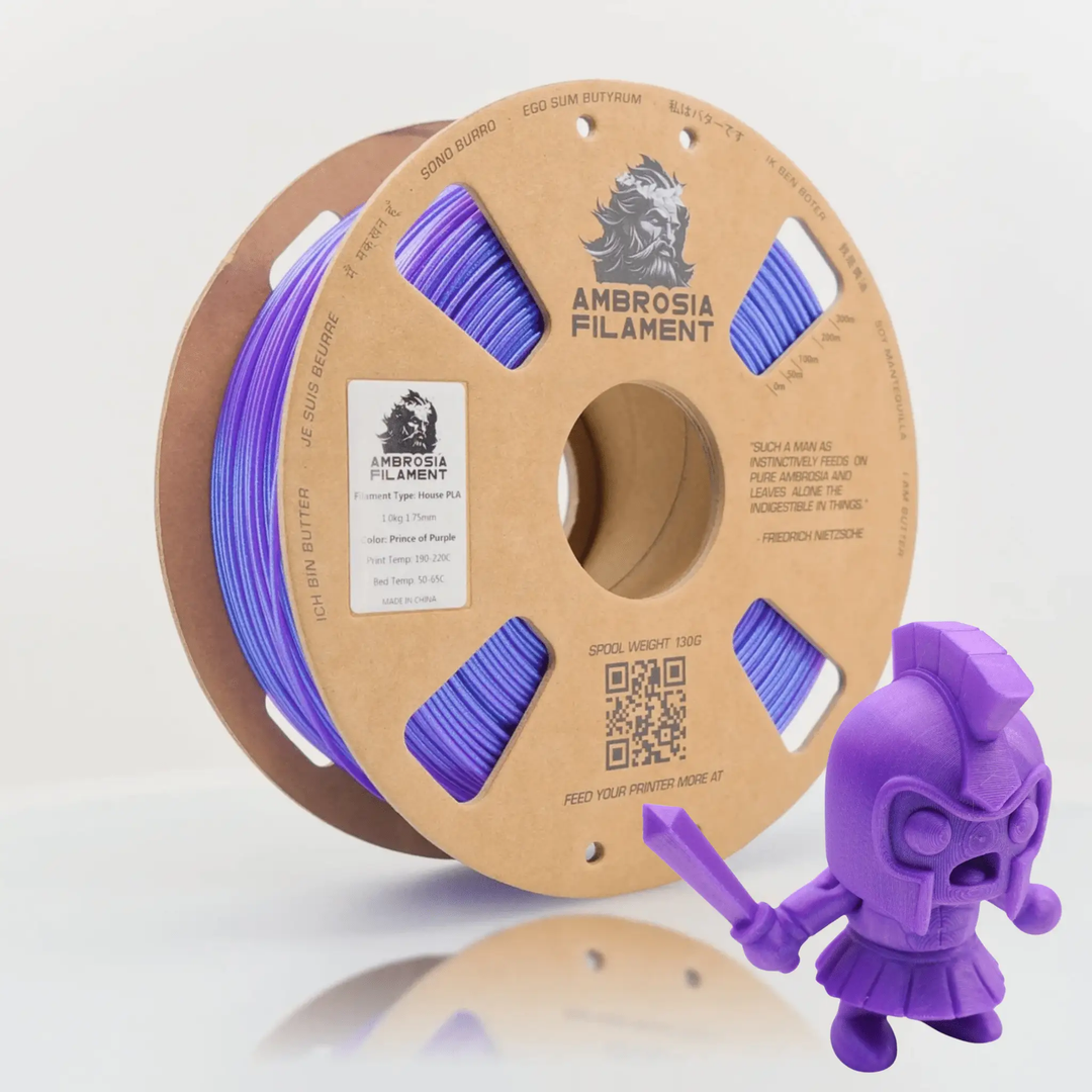 AMBROSIA Dolos Color Shifting ASA Filament of the Gods - 1KG Bambu AMS Friendly Cardboard Spools Premium 3D Printing Filament by West3D 3D Printing Supplies