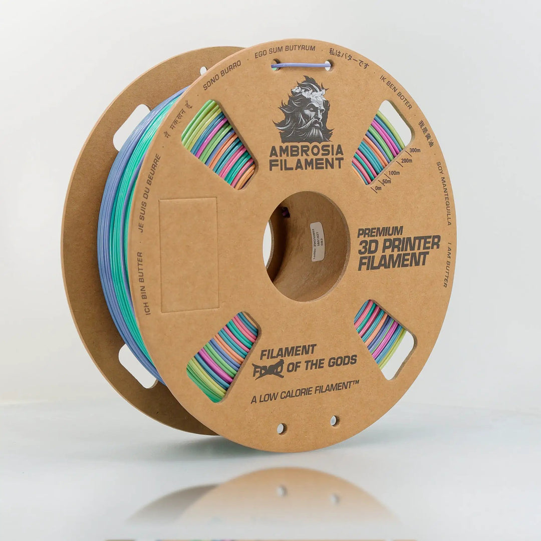 AMBROSIA PETG Filament of the Gods - 1KG Bambu AMS Friendly Cardboard Spools Premium 3D Printing Filament by West3D 3D Printing Supplies