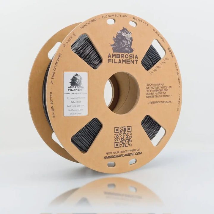 AMBROSIA PETG Filament of the Gods - 1KG Bambu AMS Friendly Cardboard Spools Premium 3D Printing Filament by West3D 3D Printing Supplies