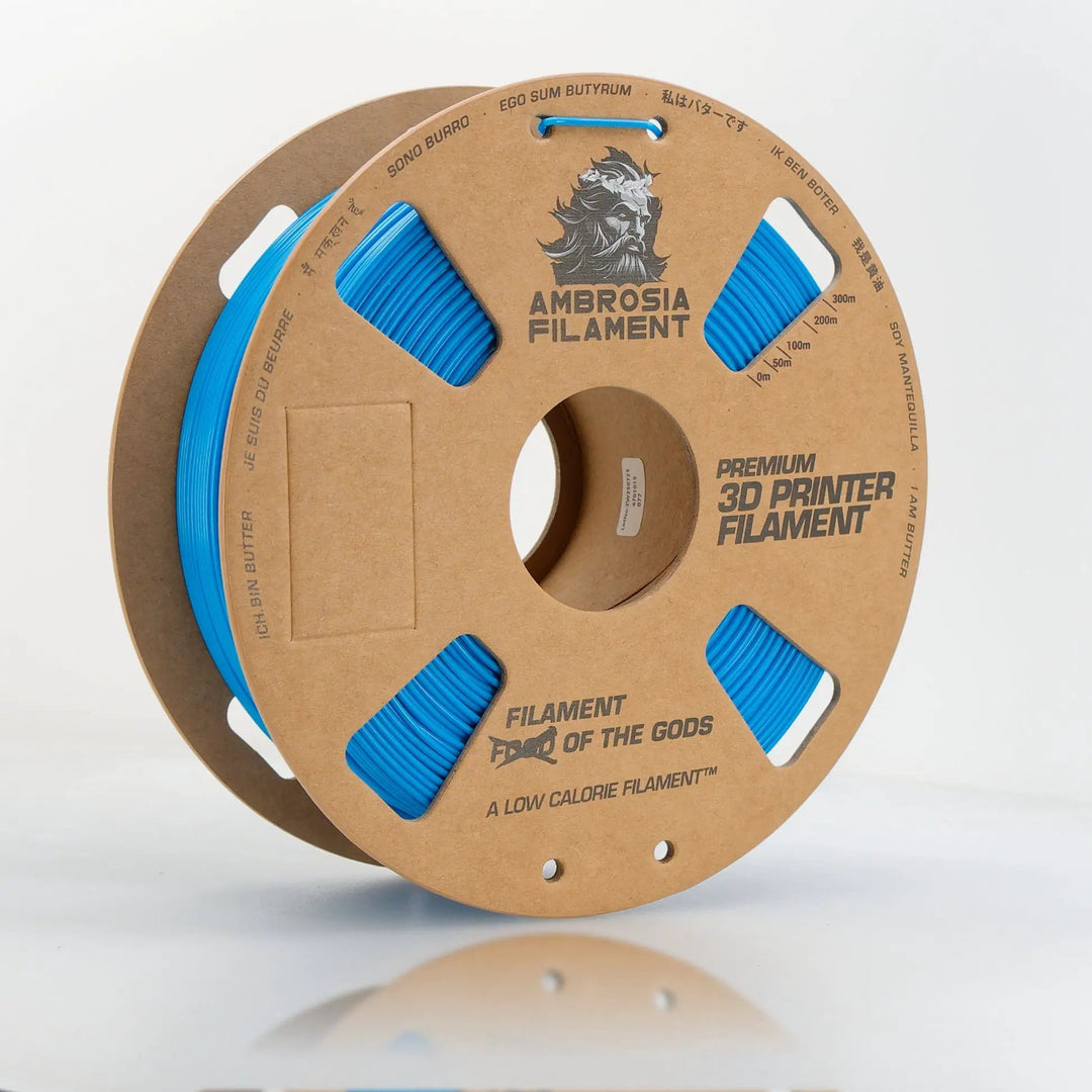 AMBROSIA PLA Filament of the Gods - 1KG Bambu AMS Friendly Cardboard Spools Premium 3D Printing Filament by West3D 3D Printing Supplies