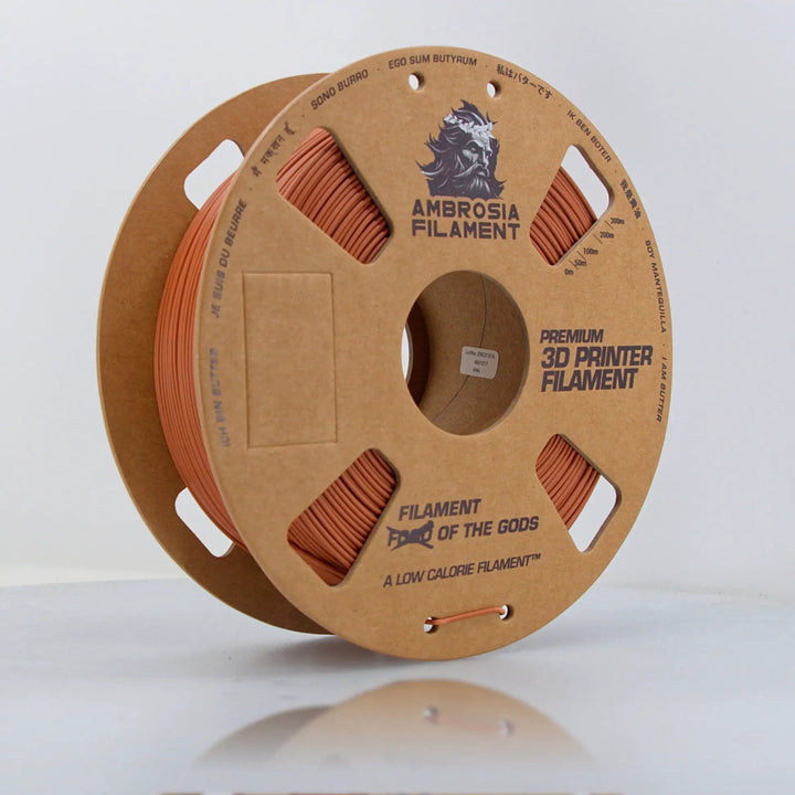 AMBROSIA PLA Filament of the Gods - 1KG Bambu AMS Friendly Cardboard Spools Premium 3D Printing Filament by West3D 3D Printing Supplies