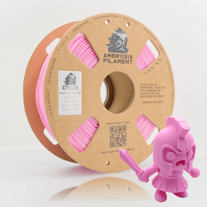 AMBROSIA PLA Filament of the Gods - 1KG Bambu AMS Friendly Cardboard Spools Premium 3D Printing Filament by West3D 3D Printing Supplies