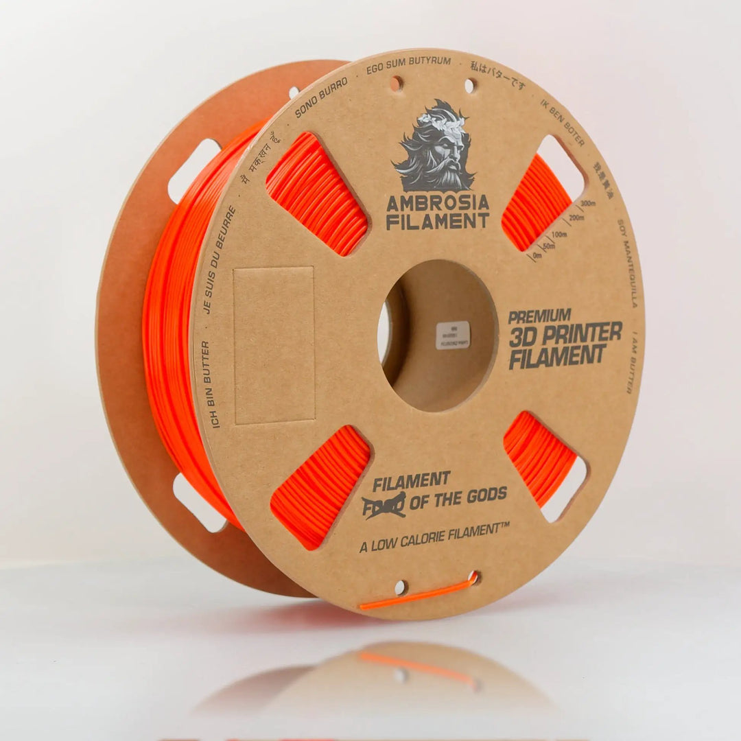 AMBROSIA PLA Filament of the Gods - 1KG Bambu AMS Friendly Cardboard Spools Premium 3D Printing Filament by West3D 3D Printing Supplies