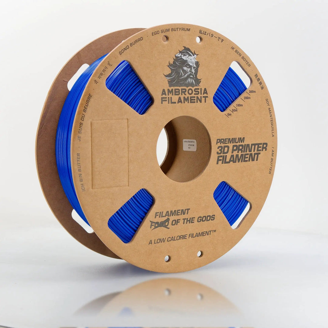 AMBROSIA PLA Filament of the Gods - 1KG Bambu AMS Friendly Cardboard Spools Premium 3D Printing Filament by West3D 3D Printing Supplies
