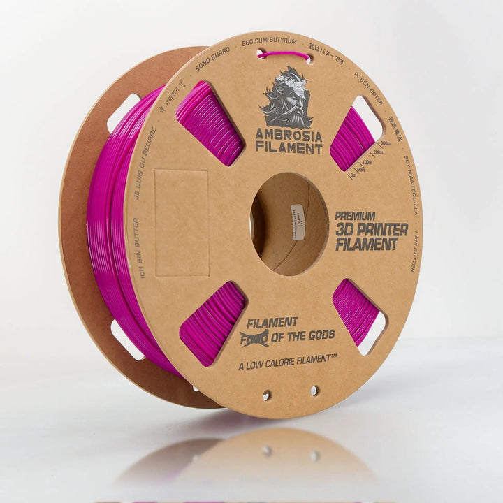 AMBROSIA PLA Filament of the Gods - 1KG Bambu AMS Friendly Cardboard Spools Premium 3D Printing Filament by West3D 3D Printing Supplies