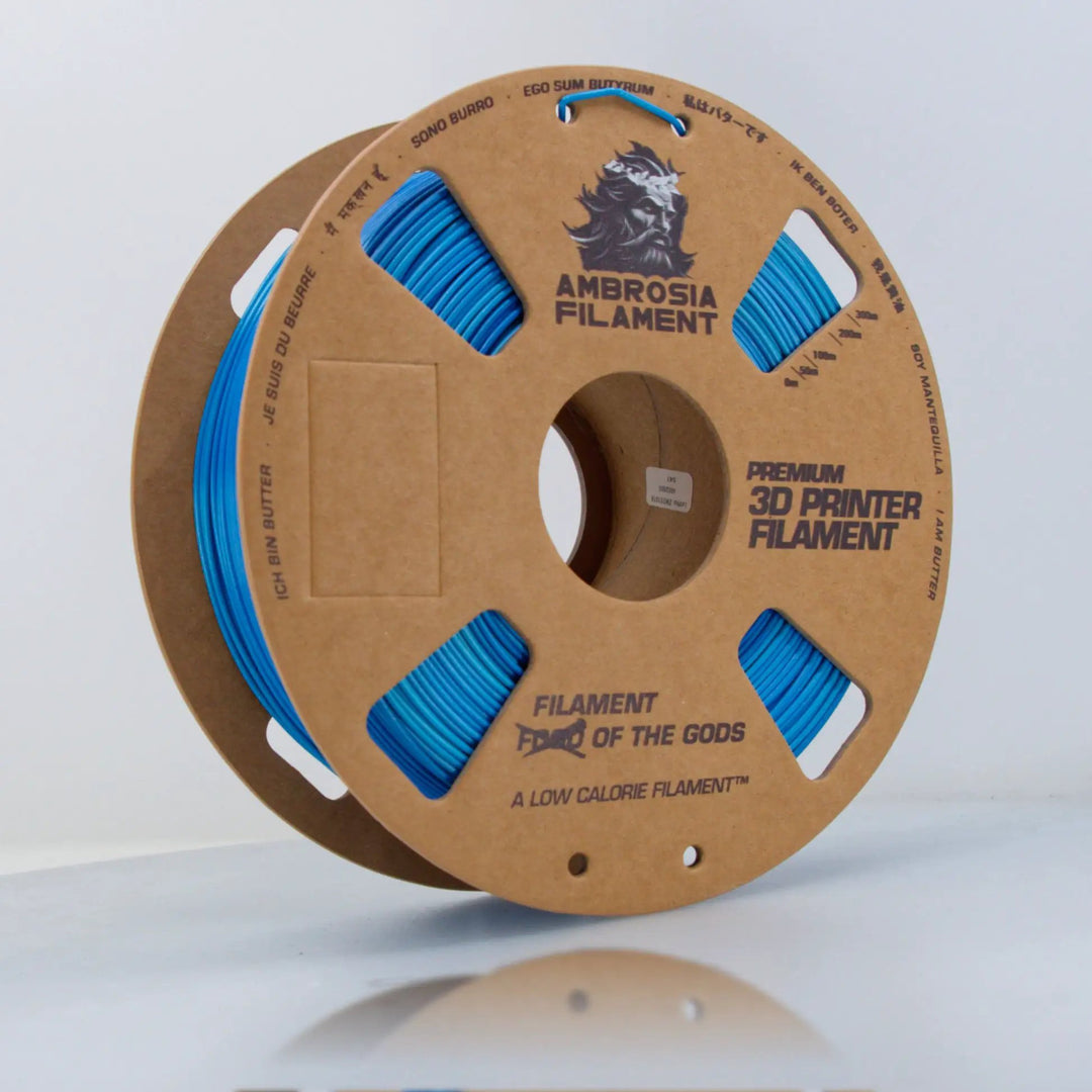AMBROSIA PLA Filament of the Gods - 1KG Bambu AMS Friendly Cardboard Spools Premium 3D Printing Filament by West3D 3D Printing Supplies