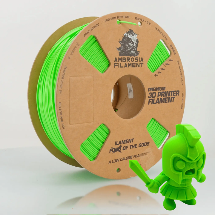 AMBROSIA PLA Filament of the Gods - 1KG Bambu AMS Friendly Cardboard Spools Premium 3D Printing Filament by West3D 3D Printing Supplies