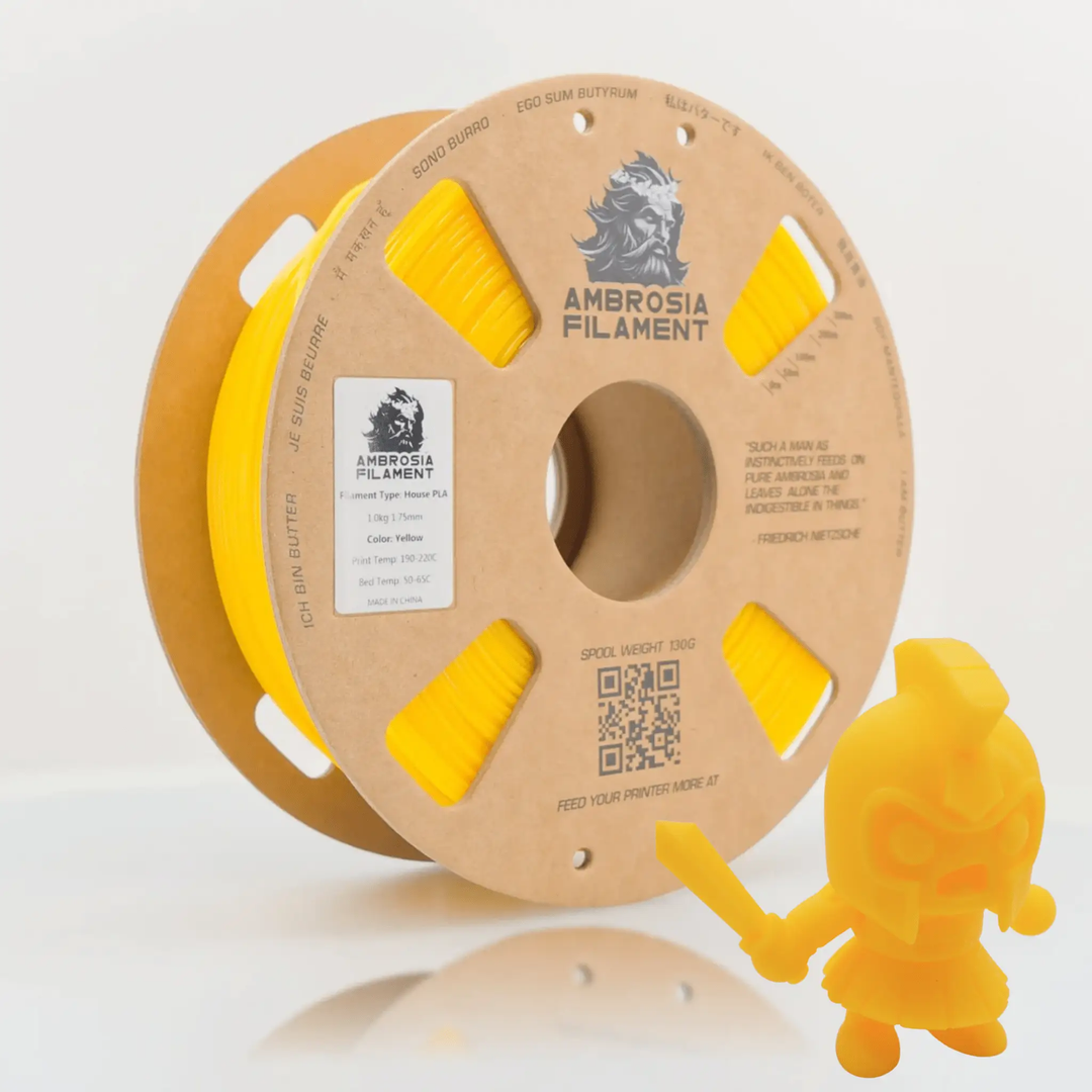 AMBROSIA PLA Filament of the Gods - 1KG Bambu AMS Friendly Cardboard Spools Premium 3D Printing Filament by West3D 3D Printing Supplies