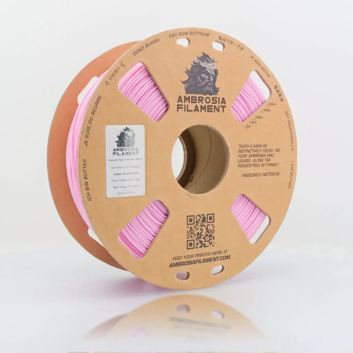 AMBROSIA Uber ABS Filament of the Gods - 1KG Bambu AMS Friendly Cardboard Spools Premium 3D Printing Filament ABS+ by West3D 3D Printing Supplies