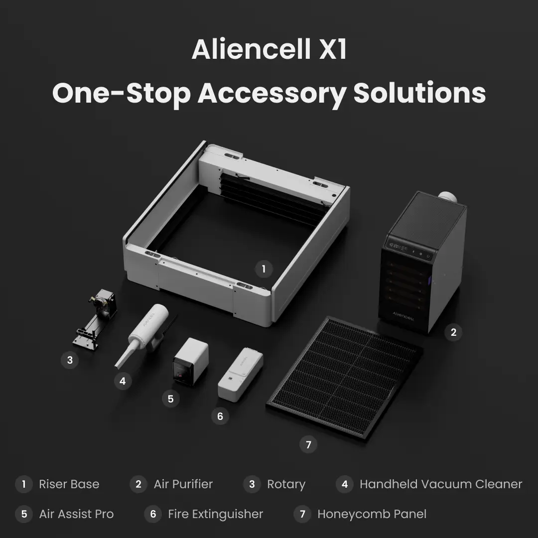 Aliencell X1 Diode Laser Cutter and Engraver by Aliencell