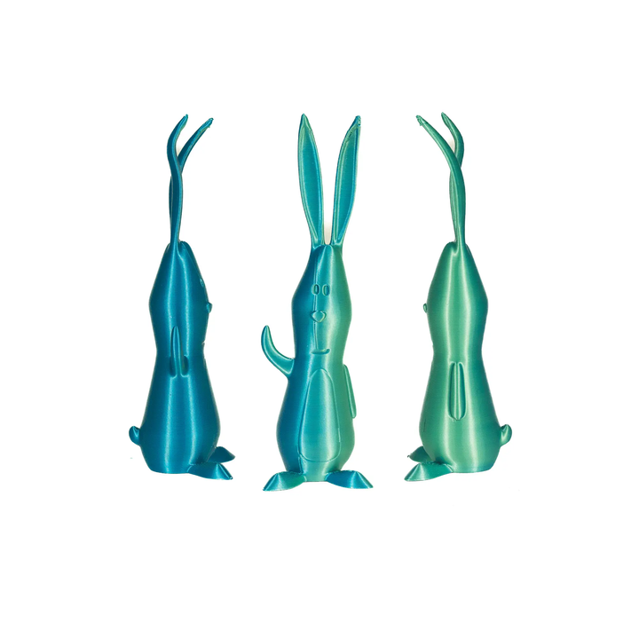 Dual-Color Silk PLA+, Silky Lagoon, 1.75mm by 3D-Fuel