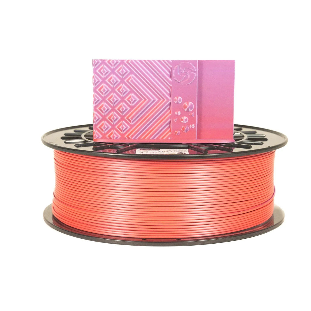 Dual-Color Silk PLA+, Silky Mixed Berry, 1.75mm by 3D-Fuel