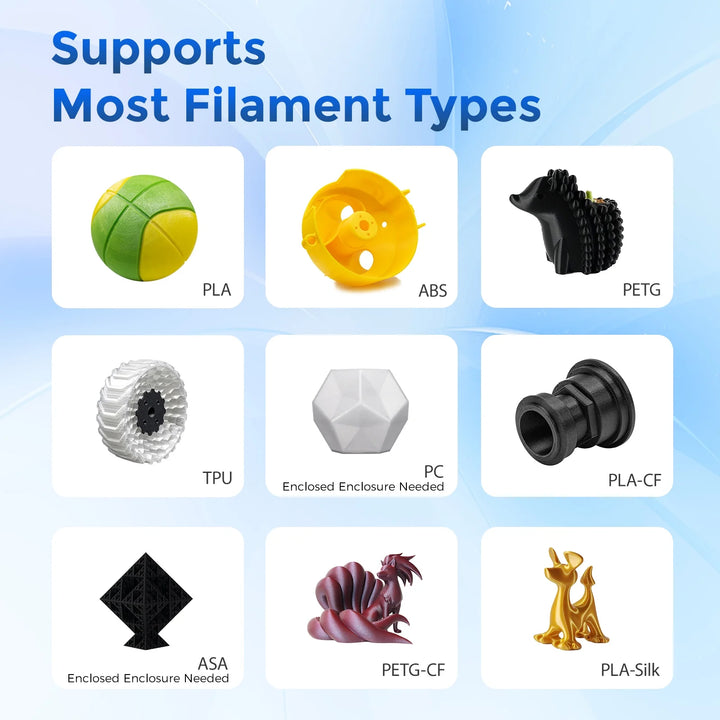 Flashforge 3D Printer Adventurer 5M, 3D Printers for Beginners Home DIY, High Speed Print Size 8.7 X 8.7 X 8.7In, Black