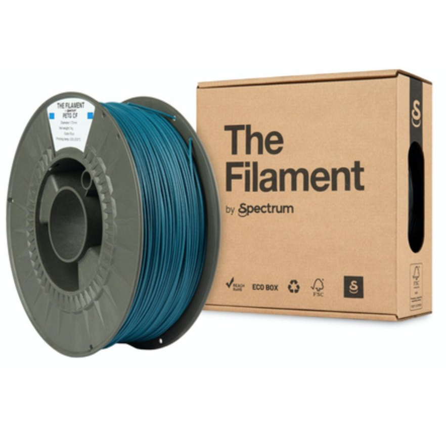 The Filament 3D filament, PETG CF, 1,75mm, 1000g, TF-24109, blue by Spectrum