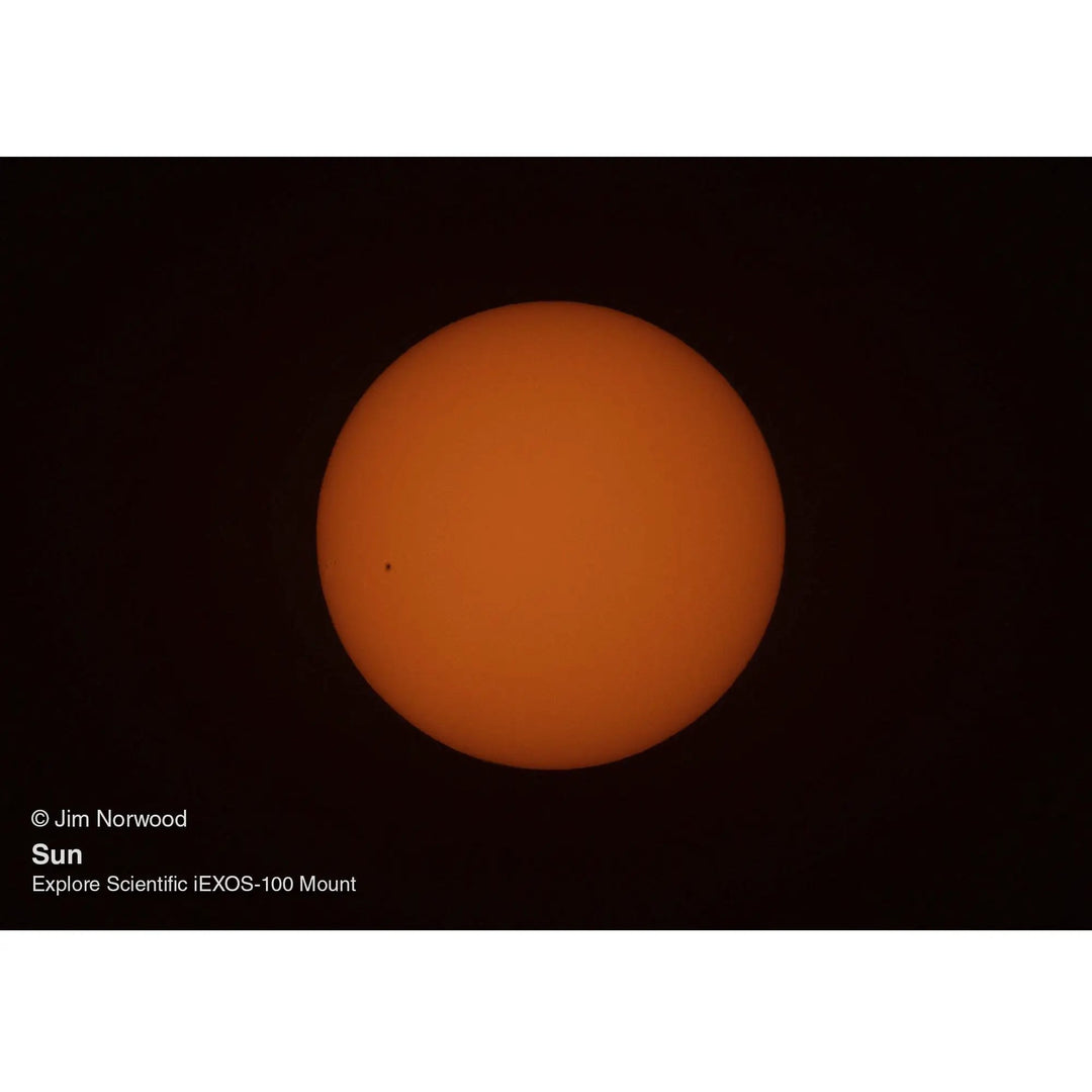 ED80 Essential Series Air-Spaced Triplet Refractor Telescope with 0.8x Focal Reducer and iEXOS-100-2 PMC-Eight Equatorial Tracker System by Explore Scientific
