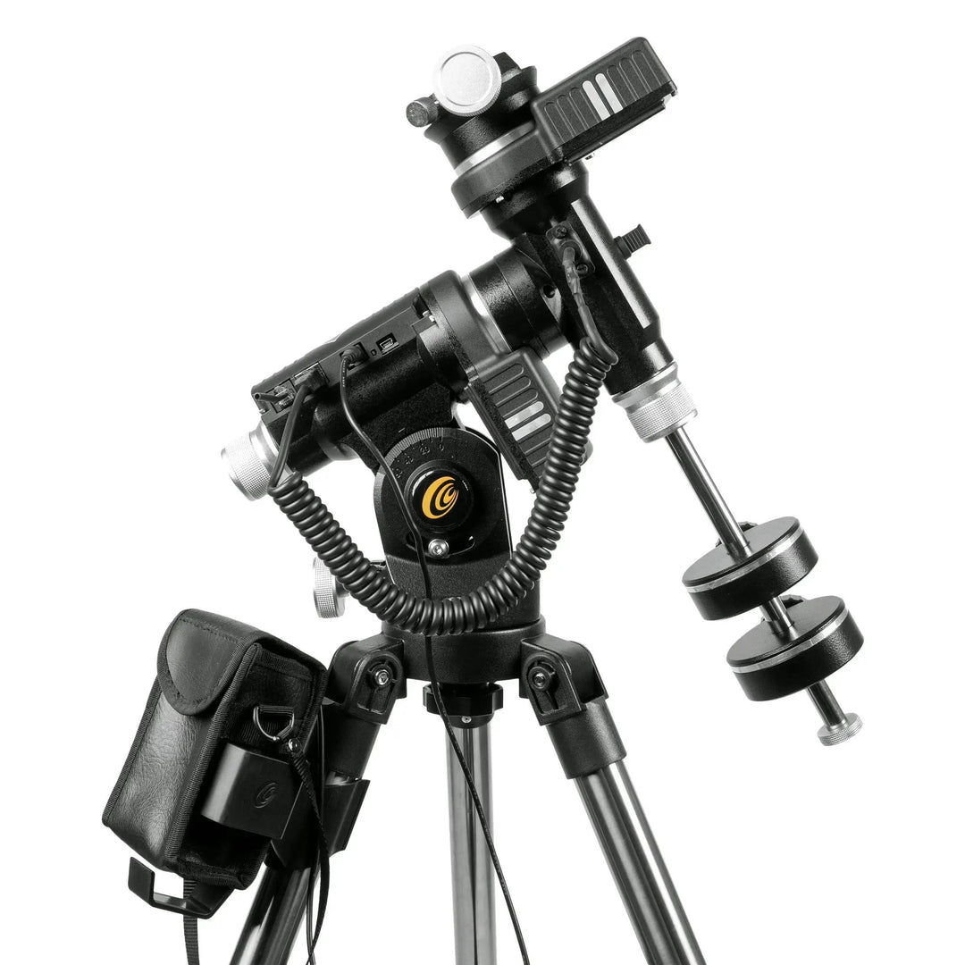 ED80 Essential Series Air-Spaced Triplet Refractor Telescope with 0.8x Focal Reducer and iEXOS-100-2 PMC-Eight Equatorial Tracker System by Explore Scientific