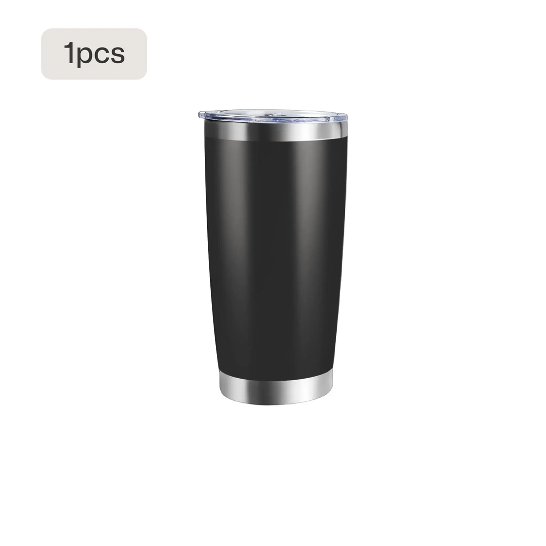 20oz Coated Stainless Steel Tumbler with Lid (1pcs / 2pcs) by LaserPecker