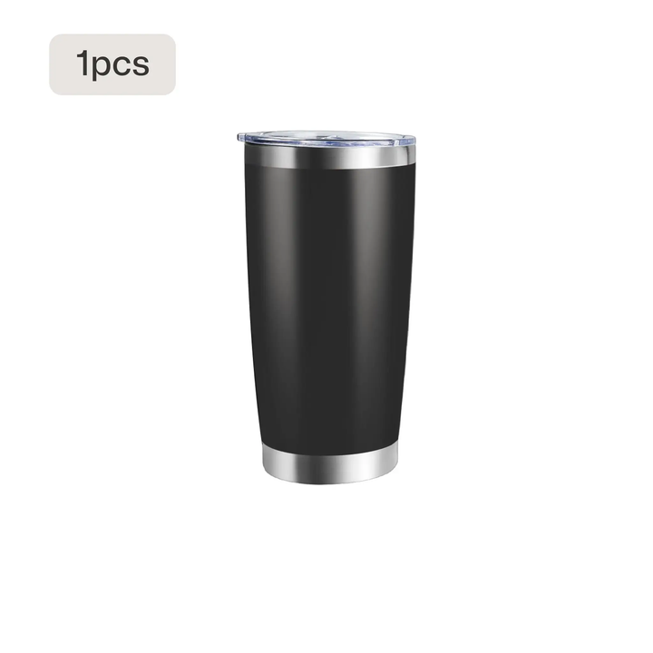 20oz Coated Stainless Steel Tumbler with Lid (1pcs / 2pcs) by LaserPecker